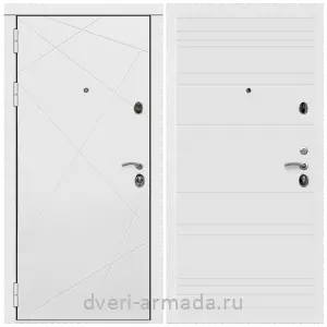 3 контура, Дверь входная Армада Престиж Белая шагрень МДФ 16 мм Престиж Лофт ФЛ-291 / МДФ 16 мм ФЛ Дуб кантри горизонт