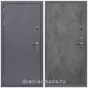Входные двери толщиной 1.5 мм, Дверь входная Армада Престиж Антик серебро / МДФ 10 мм ФЛ-291 Бетон темный
