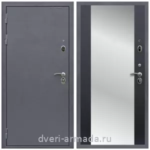 Входные двери с зеркалом и теплоизоляцией, Дверь входная Армада Престиж Антик серебро / МДФ 16 мм СБ-16 Венге