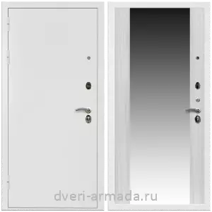 Белые двери с зеркалом, Дверь входная Армада Престиж Белая шагрень / МДФ 16 мм СБ-16 Сандал