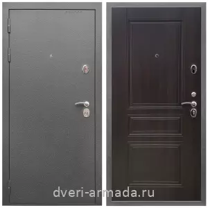 Входные двери с внутренней отделкой панелями МДФ, Дверь входная Армада Оптима Антик серебро / МДФ 6 мм ФЛ-243 Эковенге