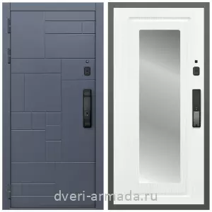 Входные двери толщиной 1.2 мм, Умная входная смарт-дверь Армада Аккорд Kaadas K9 / МДФ 16 мм ФЛЗ-120 Ясень белый