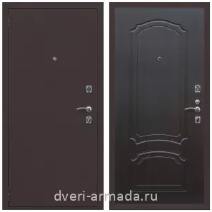 МДФ гладкая, Дверь входная Армада Комфорт Антик медь / МДФ 6 мм ФЛ-140 Венге