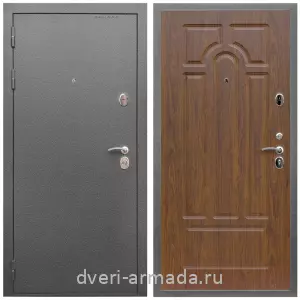 Входные двери с внутренней отделкой панелями МДФ, Дверь входная Армада Оптима Антик серебро / МДФ 6 мм ФЛ-58 Мореная береза
