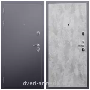 4 контура, Дверь входная металлическая взломостойкая Армада Люкс Антик серебро / МДФ 6 мм ПЭ Цемент светлый