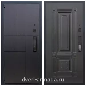 Темные входные двери, Дверь входная Армада Бастион МДФ 16 мм Kaadas K9 / МДФ 6 мм ФЛ-2 Венге
