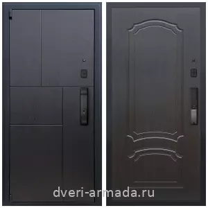 Темные входные двери, Дверь входная элитная Армада Бастион МДФ 16 мм Kaadas K9 / МДФ 6 мм ФЛ-140 Венге