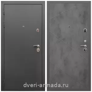Офисные, Дверь входная Армада Гарант / МДФ 10 мм ФЛ-291 Бетон темный