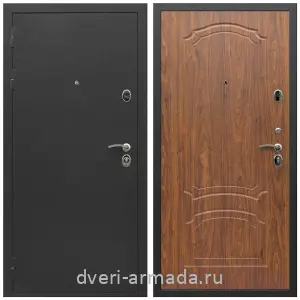 Черные входные двери, Металлическая дверь входная Армада Престиж Черный шелк / МДФ 6 мм ФЛ-140 Мореная береза