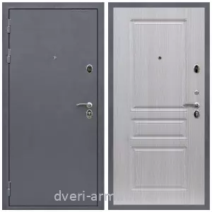 Темные входные двери, Дверь входная Армада Престиж Антик серебро / МДФ 16 мм ФЛ-243 Дуб беленый