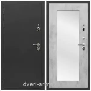 Белые двери с зеркалом, Дверь входная Армада Престиж Черный крокодил / МДФ 16 мм ФЛЗ пастораль Бетон светлый
