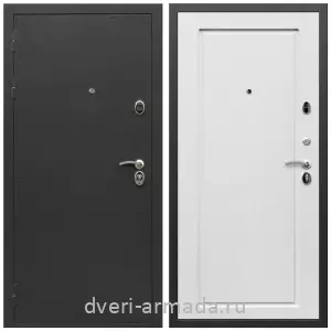 Черные входные двери, Металлическая дверь входная Армада Престиж Черный шелк / МДФ 16 мм ФЛ-119 Ясень белый