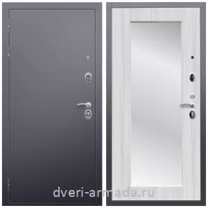 Красивые входные двери, Дверь входная Армада Люкс Антик серебро / МДФ 16 мм ФЛЗ-пастораль, Сандал белый с шумоизоляцией