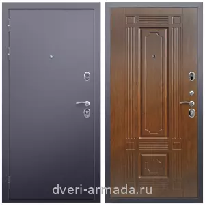 Входные двери с внутренней отделкой панелями МДФ, Дверь входная Армада Люкс Антик серебро / МДФ 16 мм ФЛ-2 Морёная береза