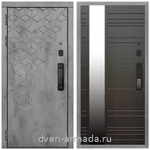 Двери со склада, Дверь входная Армада Квадро МДФ 16 мм Kaadas K9 / МДФ 16 мм ФЛЗ-Сити, Венге