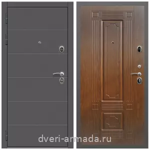 Входные двери Люксор, Дверь входная Армада Роуд МДФ 10 мм / ФЛ-2 Мореная береза