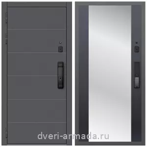 Белые двери с зеркалом, Дверь входная Армада Роуд МДФ 10 мм Kaadas K9 / МДФ 16 мм СБ-16 Венге