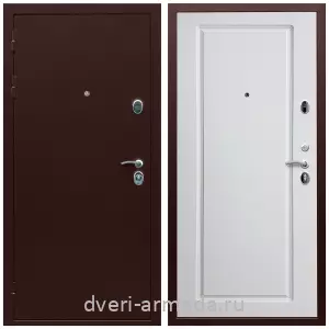 Входные двери Йошкар-Ола, Дверь входная Армада Люкс Антик медь / МДФ 16 мм ФЛ-119 Белый матовый