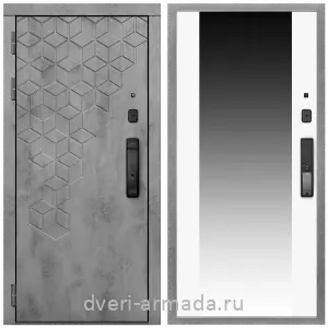 Входные двери в Подольске, Дверь входная Армада Квадро МДФ 16 мм Kaadas K9 / МДФ 16 мм СБ-16 Белый матовый