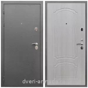 Входные двери с внутренней отделкой панелями МДФ, Дверь входная Армада Оптима Антик серебро / МДФ 6 мм ФЛ-140 Дуб белёный