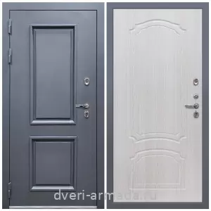 Утепленные для частного дома, Дверь входная уличная в дом Армада Корса / МДФ 6 мм ФЛ-140 Дуб белёный