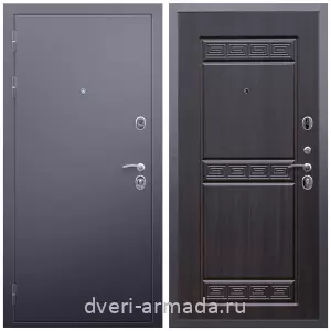 Входные двери МДФ для офиса, Дверь входная Армада Люкс Антик серебро / МДФ 10 мм ФЛ-242 Эковенге