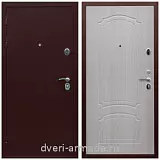 Входные двери толщиной 70 мм, Дверь входная стальная Армада Люкс Антик медь / ФЛ-140 Дуб беленый в офисное помещение с порошковым покрытием