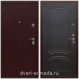 Входные двери 2050 мм, Дверь входная элитная Армада Люкс Антик медь / ФЛ-140 Венге утепленная парадная