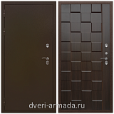 Дверь входная уличная в дом Армада Термо Молоток коричневый/ ОЛ-39 Эковенге