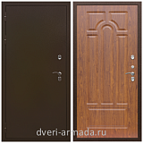 Дверь входная утепленная для загородного дома Армада Термо Молоток коричневый/ ФЛ-58 Морёная береза с шумоизоляцией