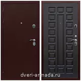 Входные двери Антик медь, Дверь входная Армада Люкс Антик медь / ФЛ-183 Венге