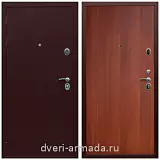Левые входные двери, Дверь входная металлическая Армада Люкс Антик медь / ПЭ Итальянский орех