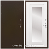 Дверь входная уличная в дом Армада Термо Молоток коричневый/ ФЛЗ-120 Ясень белый