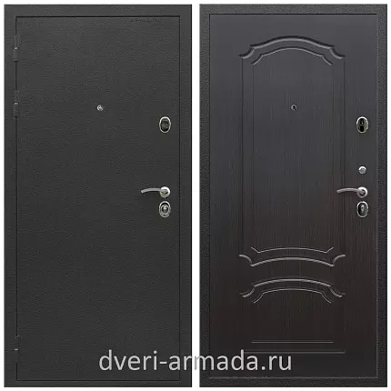 Дверь входная Армада Престиж Черный шелк / МДФ 6 мм ФЛ-140 Венге